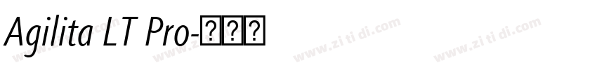 Agilita LT Pro字体转换
